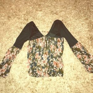 Free People Floral Top